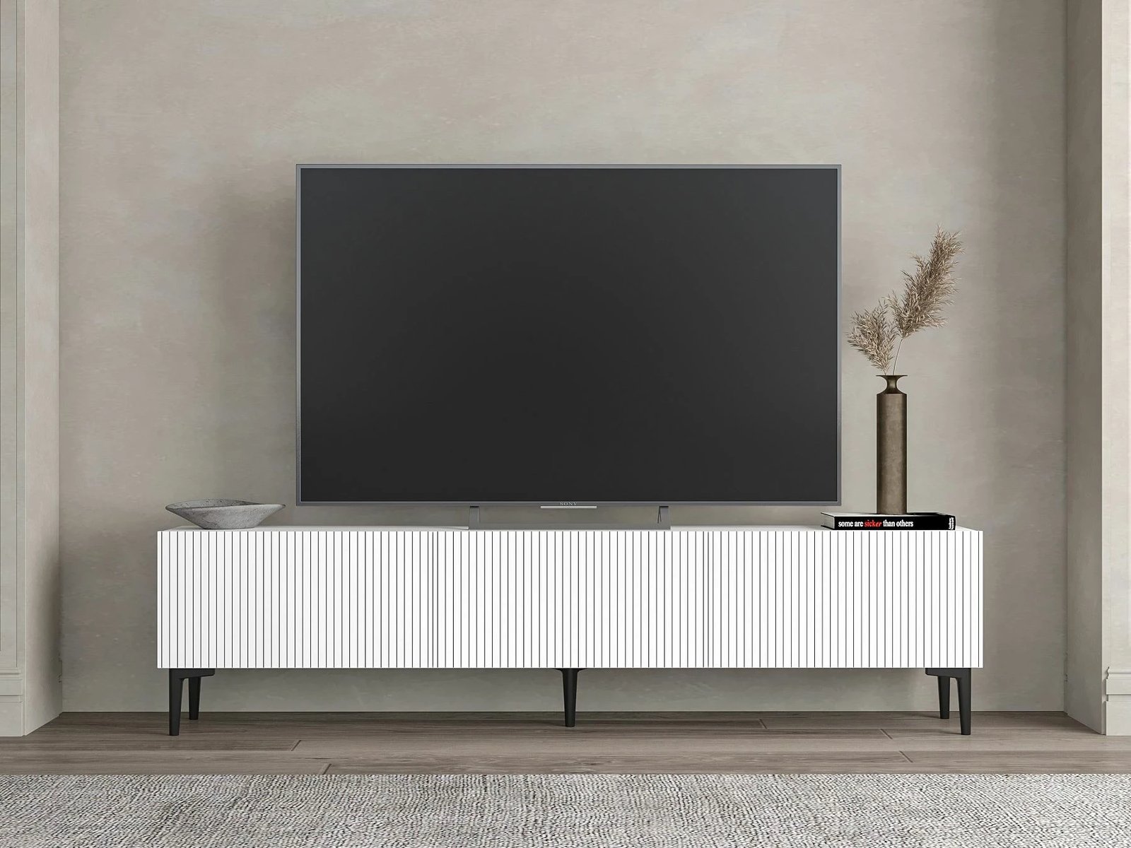 Komodë TV Skye Decor, Oscar, e bardhë