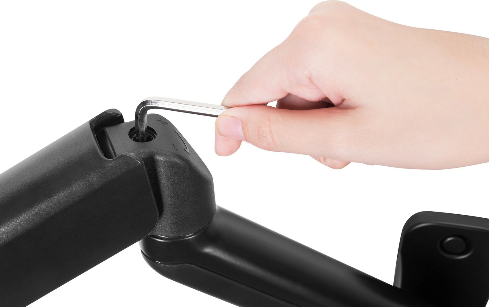 Mbajtëse muri për monitor Digitus, universal, me gaz, 32 inç, e zezë