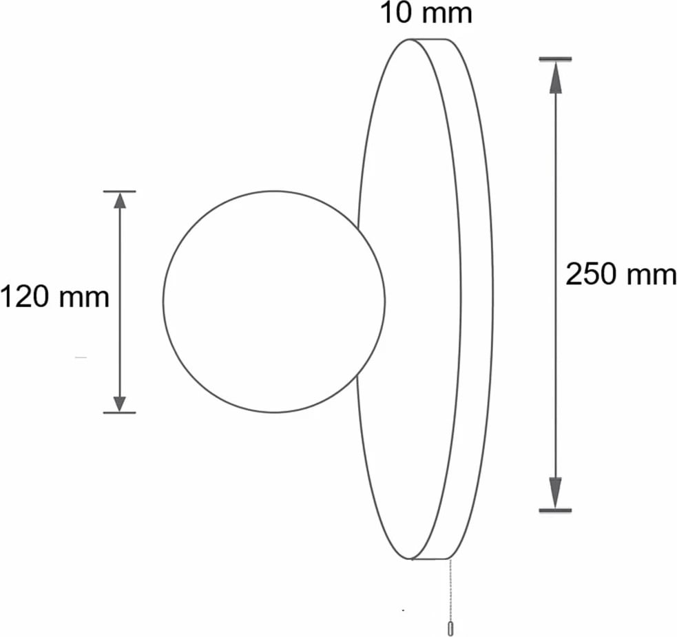 Llambë muri Opviq, Tor-Nun-B, bezhë dhe e bardhë
