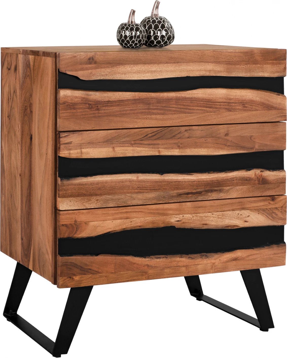 Sirtar Alicia, dru akacie i fortë, 80x38x86 cm