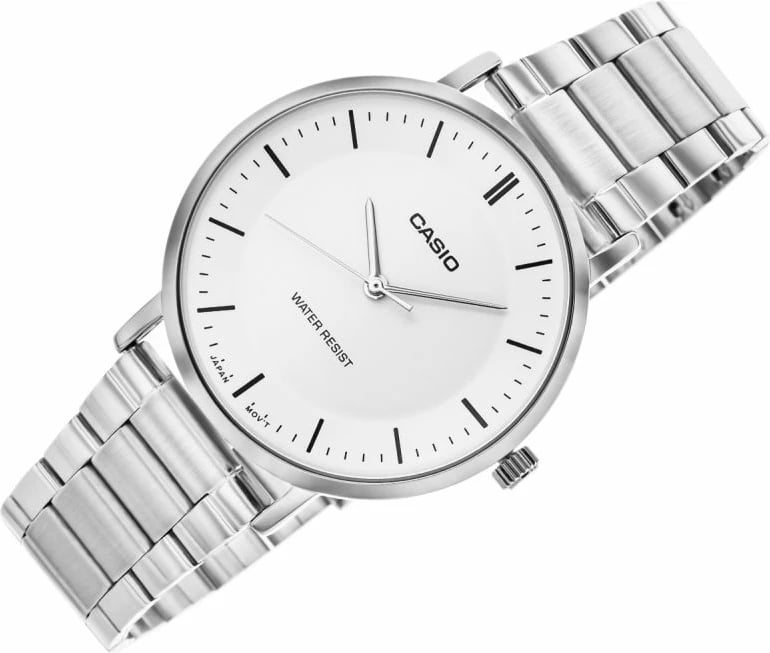 Orë dore për meshkuj CASIO, argjend