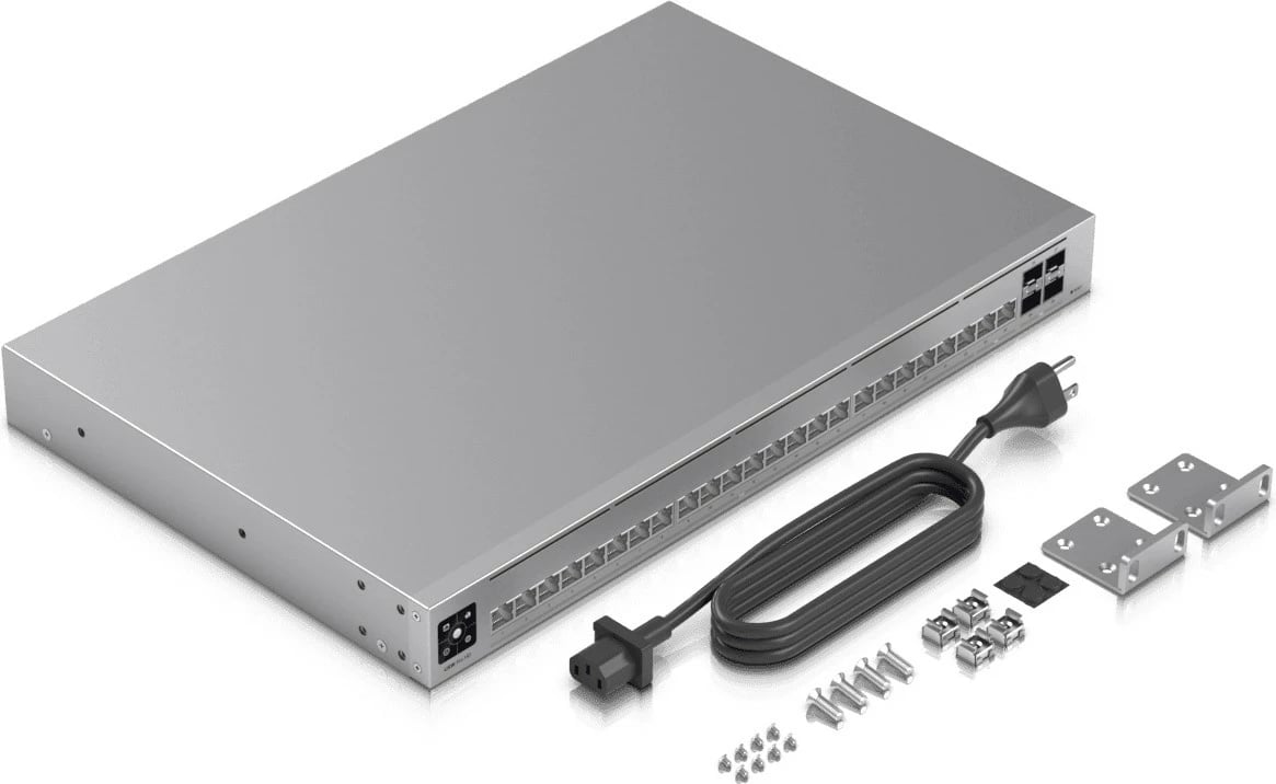Switch Ubiquiti UniFi Pro HD 24, Managed, L2/L3, 2.5G/10G Ethernet, Rack 1U, hiri