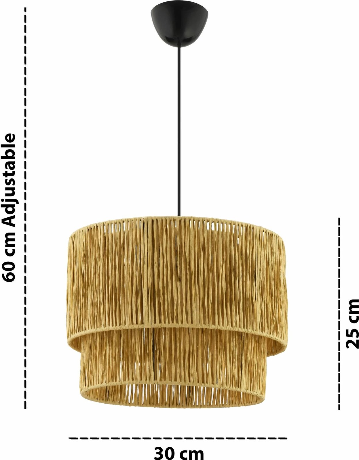 Llambë tavani Opviq, Vnoreny, ngjyrë camel dhe e zezë