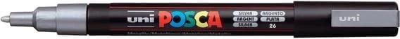 UNI-MARKER pc-3m POSCA SILVER