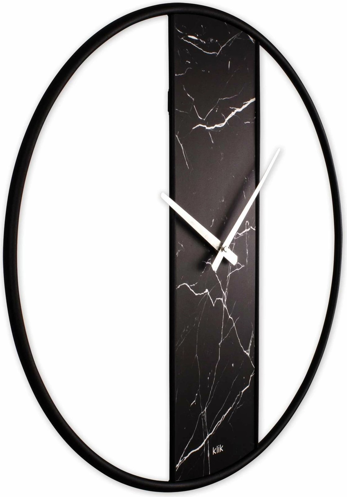 Orë muri dekorative prej metali, Wallity Demre, mermer i zi
