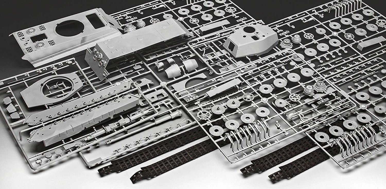 Model plastik tank Revell Tiger II Henschel Turret 1:35, 250 pjesë