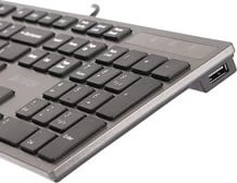 Tastierë A4 Tech KV-300H, me kabllo USB, Gri