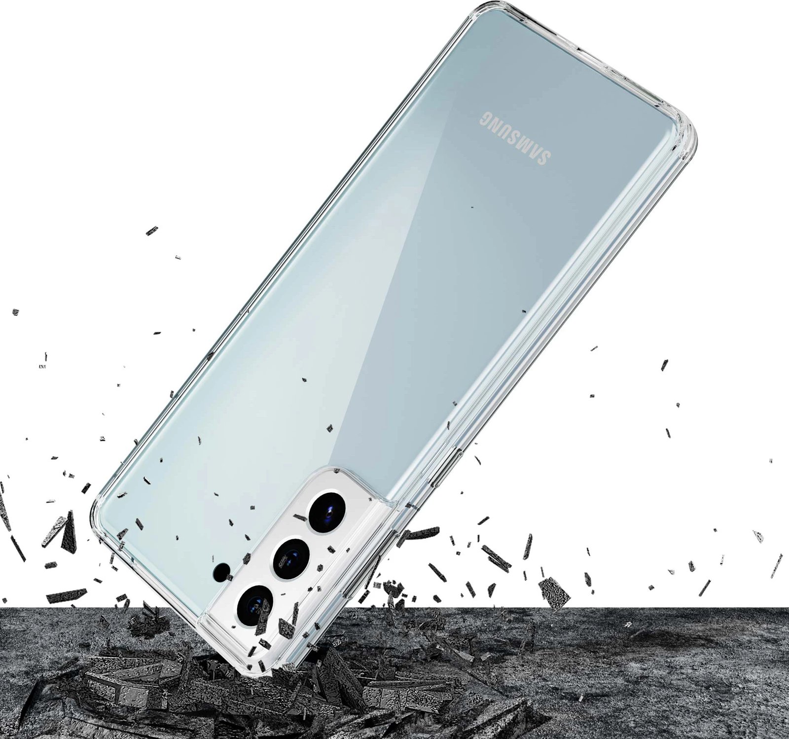 Mbështjellës transparent për celular 3mk Protection Clear Case për Samsung Galaxy S21+ Mbështjellës transparent për celular 3mk Protection Clear Case për Samsung Galaxy S21+