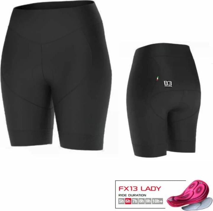 Shorce çiklizmi për femra Biemme, të zeza