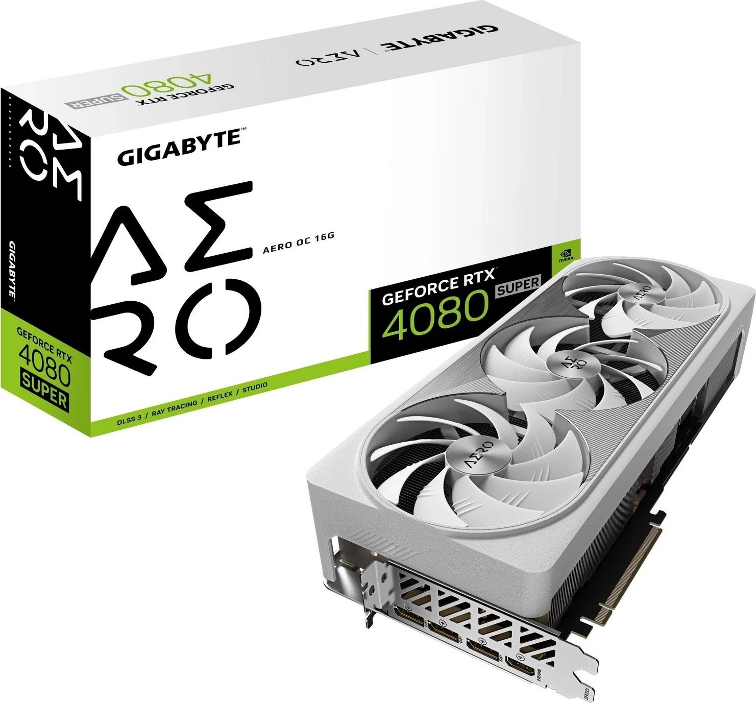 Kartë grafike Gigabyte GeForce RTX 4080 SUPER AERO OC, 16GB DLSS 3