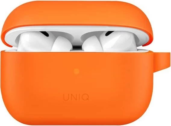 Mbështjellës UNIQ Vencer për AirPods Pro 2, me karabiner, portokalli