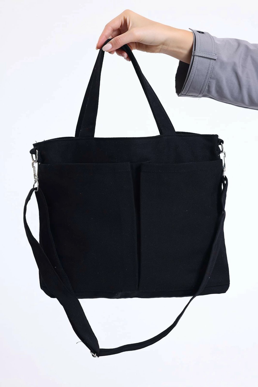 Çantë tote Zoozie Bags, 2063, ngjyrë e zezë