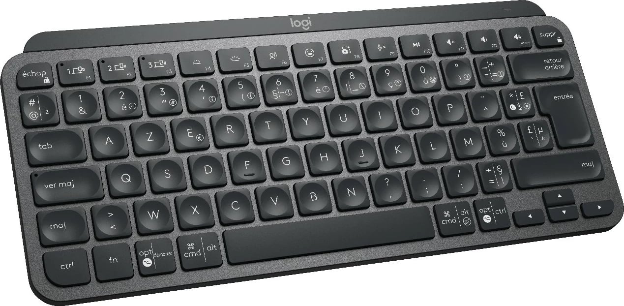 Tastierë Logitech MX Keys Mini, wireless, e ndriçuar, gri e errët