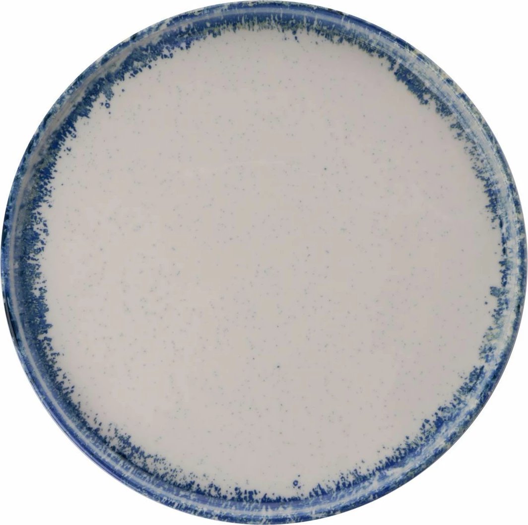 Set enësh për drekë (24 copë), Hermia Concept, Roundy, ngjyrë bardhë e kaltër