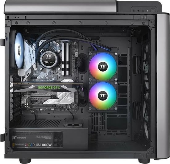 Ftohës me ujë Thermaltake TH240 V2 Ultra ARGB, 2x120mm, bllok bakri
