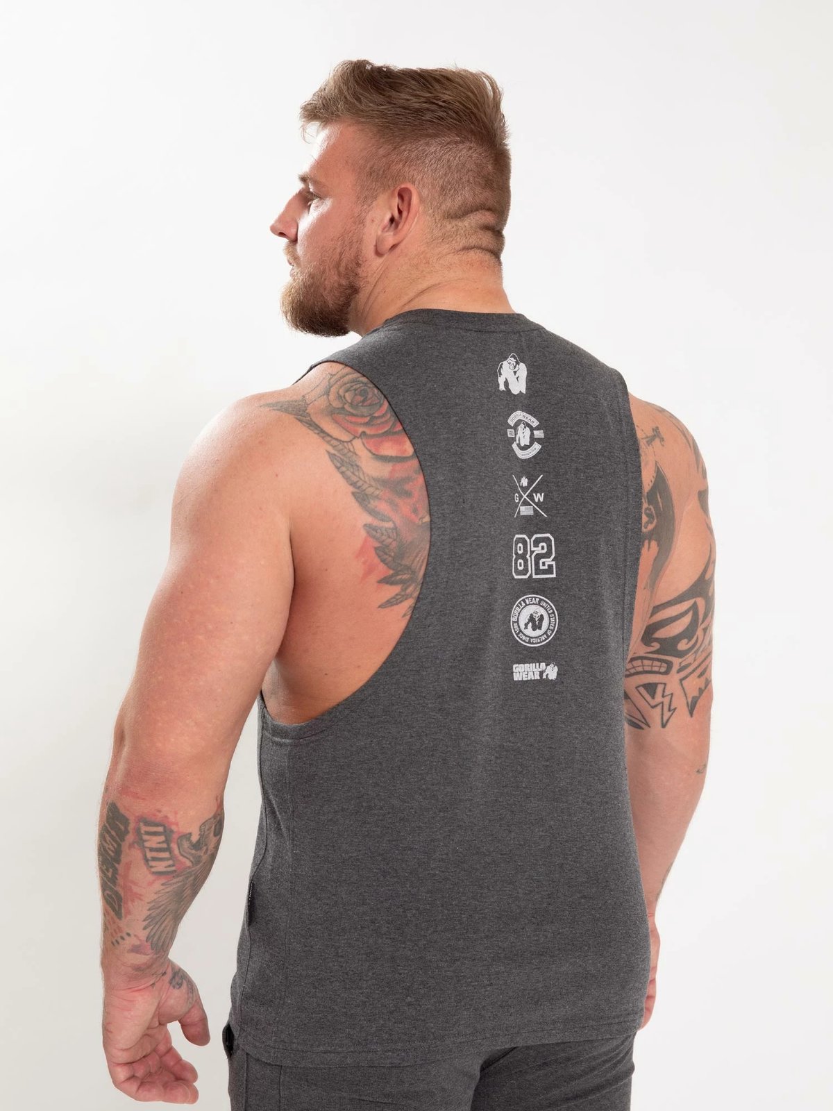 Maice për meshkuj Gorilla, Melange gri e errët