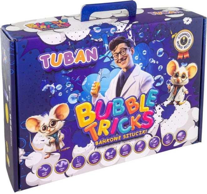 Set flluskash TUBAN Bubble Tricks, 10 aksesorë, shumëngjyrësh