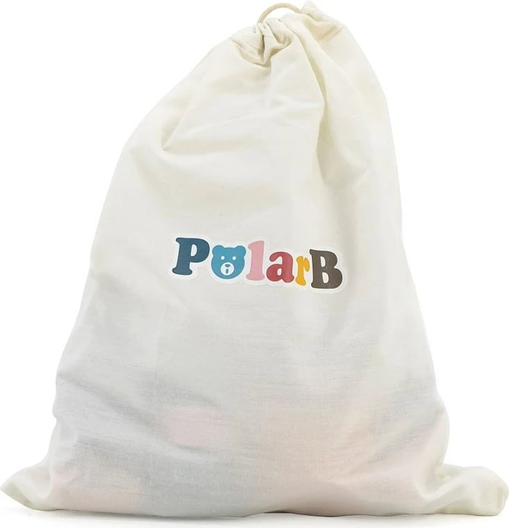 Puzzle druri, Viga PolarB, disk lëvizës + 25 blloqe + karta me dy anë, 220x220 mm, multikolor