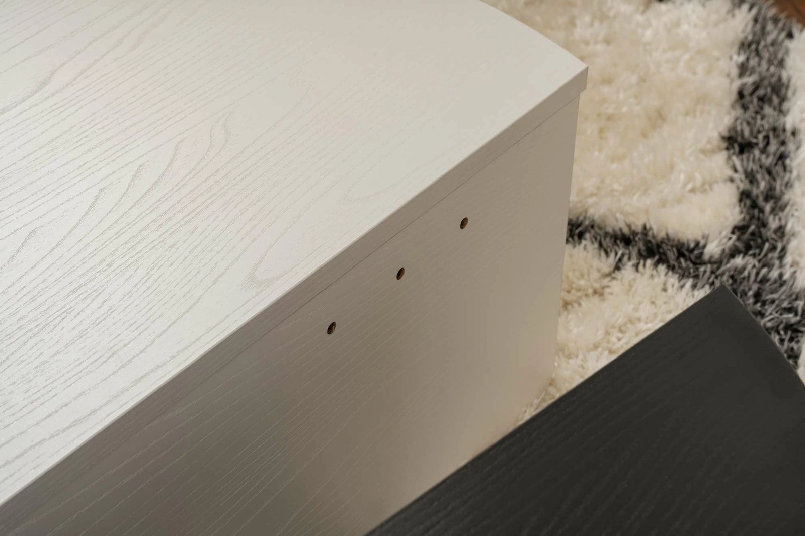 Set tavolinash kafeje Nordure, Orion, dru i bardhë, dru i zi