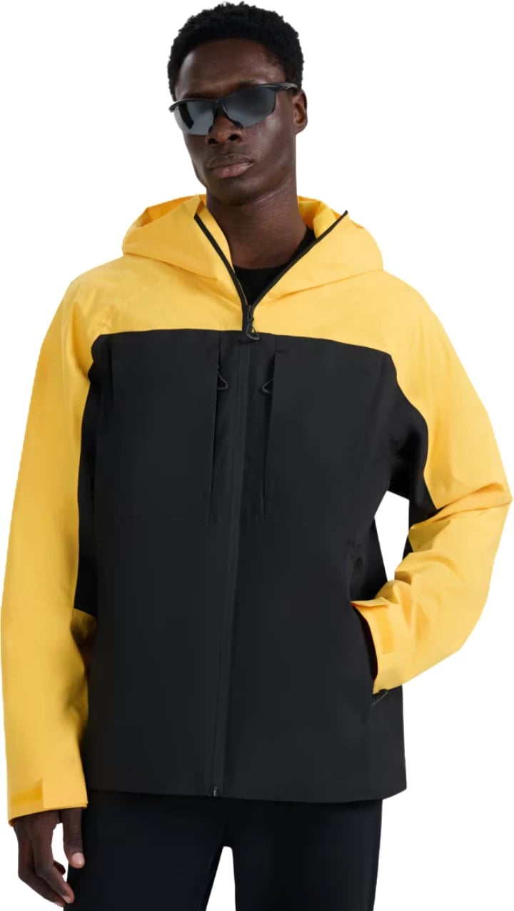 Jakne trekking për meshkuj 4F, e verdhë