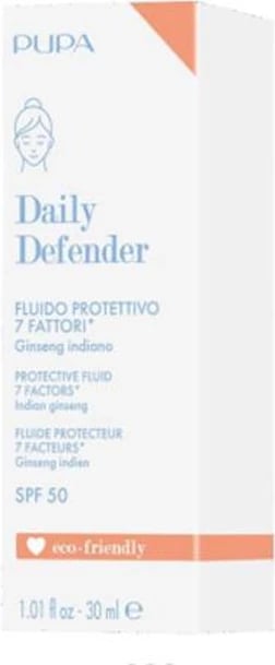 Pupa Daily Defender - 7-Factor Protective Fluid Coloured SPF50