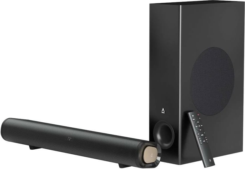 Soundbar 2.1 Creative Labs Stage Pro (51MF8495AA000), 80 W, Dolby Audio, HDMI ARC/USB-C/Bluetooth, me subwoofer, i zi