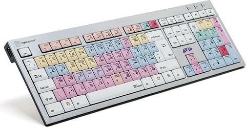 Tastierë LogicKeyboard Avid Pro Tools UK (PC/Slim), ngjyra të përziera