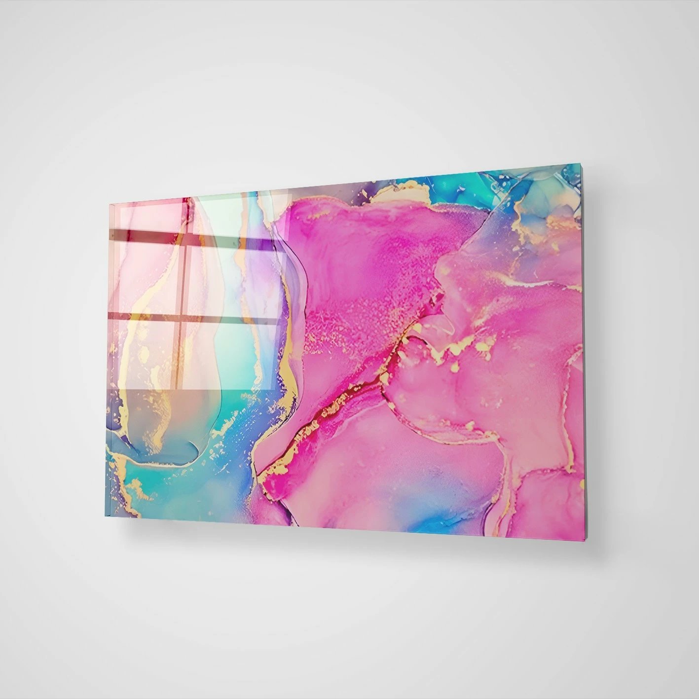 Pikturë dekorative prej xhami të temperuar, shumëngjyrëshe, Wallity 2067, 70x100cm