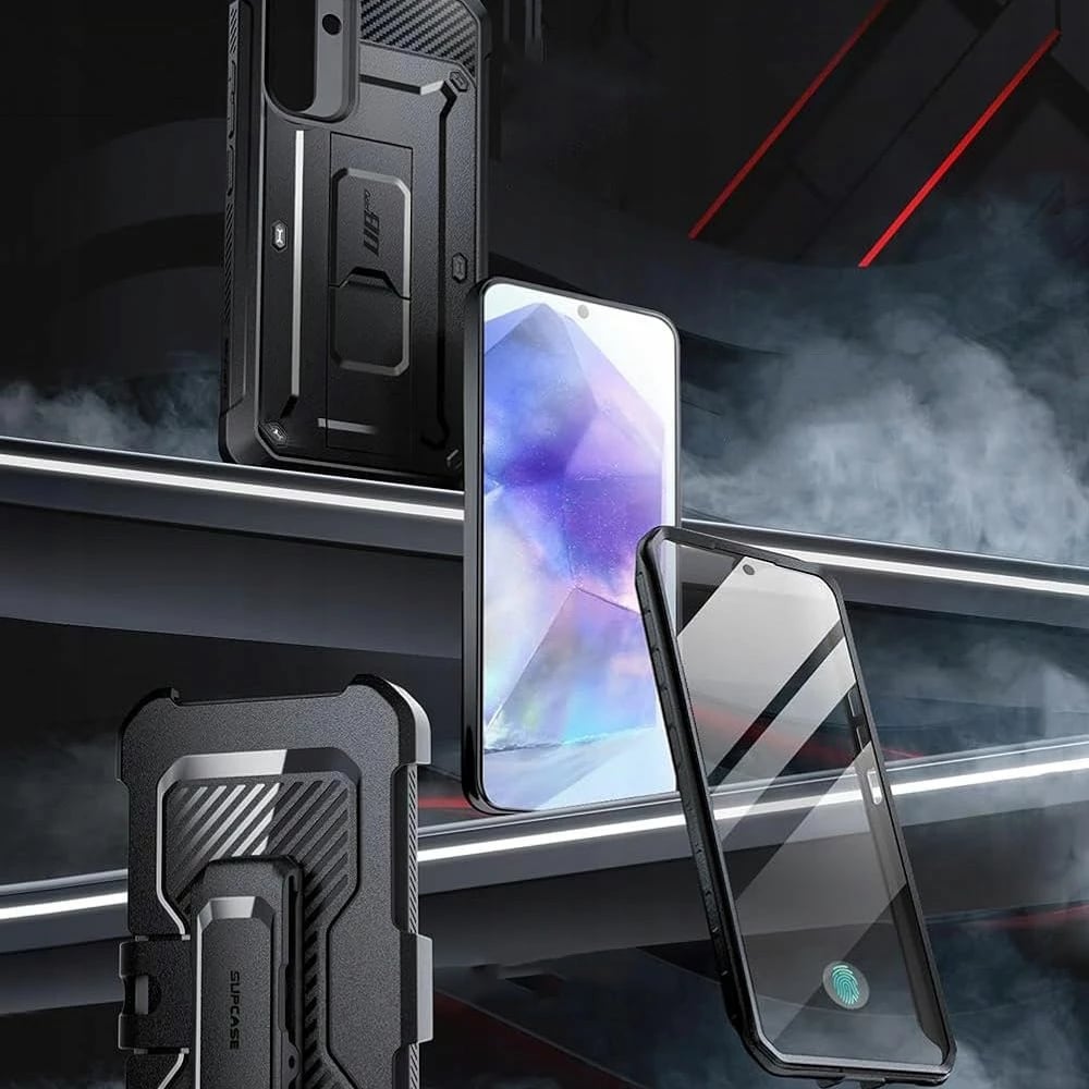 Mbështjellës Supcase Unicorn Beetle Pro për Samsung Galaxy A55 5G, i zi
