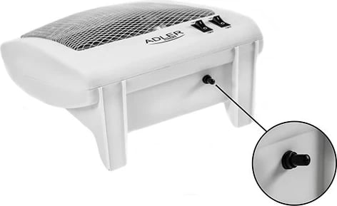 Ngrohës elektrik Adler AD 7709, 800 W, i bardhë