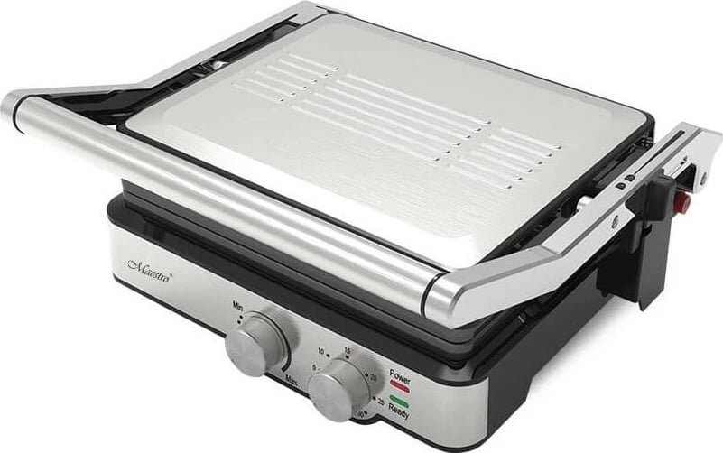 Grill tavoline Maestro MR-721, 2000W, argjendtë