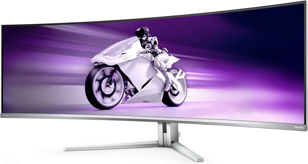 Monitor Philips 49M2C8900 QD-OLED 49 inç, 5120x1440, 32:9, Ambilight, USB-C, i bardhë Monitor Philips 49M2C8900 QD-OLED 49 inç, 5120x1440, 32:9, Ambilight, USB-C, i bardhë