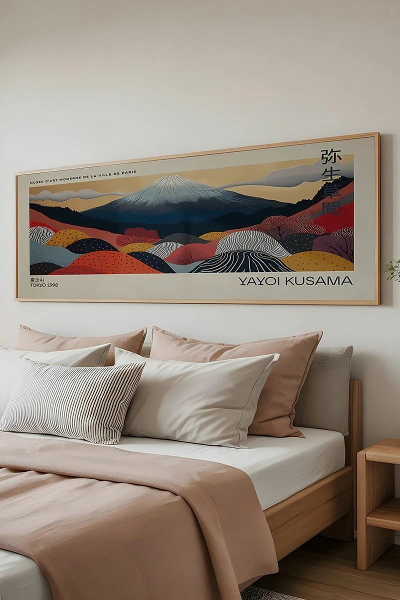 Pikturë dekorative me kornizë, Wallity, Artsmdfyty23-3370, shumëngjyrëshe, 33x70cm