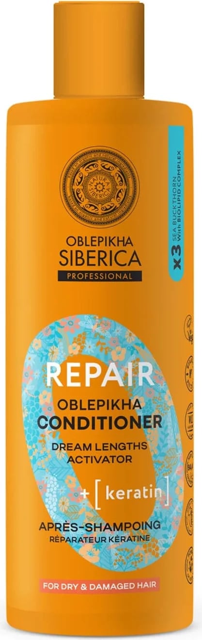 Kondicioner për flokë Natura Siberica Repair Keratin 400ml