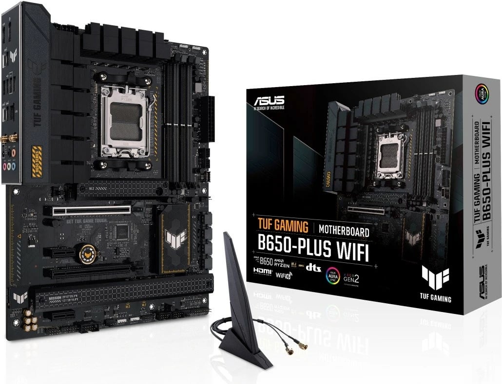 Pllakë amë Asus TUF Gaming B650-PLUS WIFI, Socket AM5, ATX, DDR5, e zezë