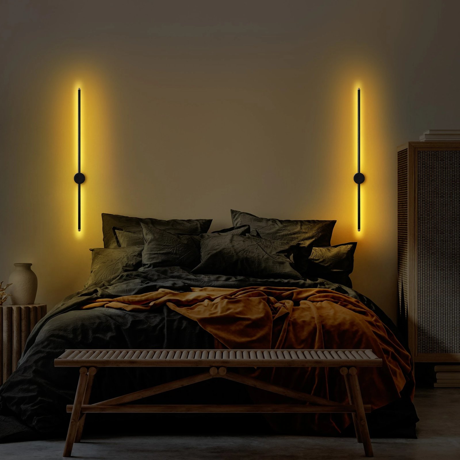 Llambë muri Opviq, Sword - 13484, ngjyrë e zezë