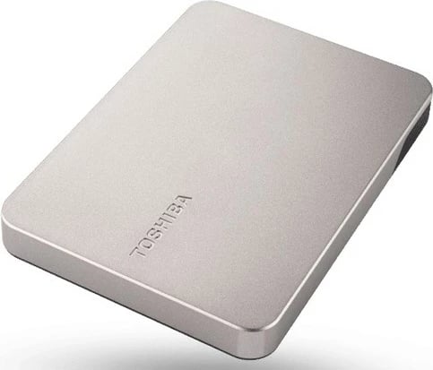 Hard disk i jashtëm Toshiba Canvio Flex 1TB, USB-C/USB-A, hellsilber