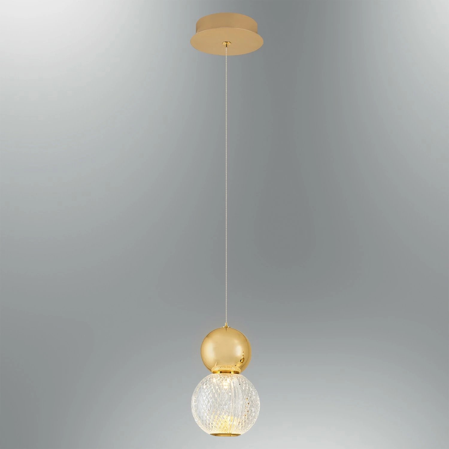 Llambë tavani Opviq, e verdhë, L1400