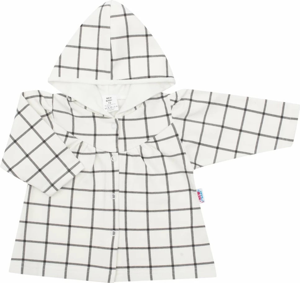 Set 2-copësh, NEW BABY Cool Girls, bluzë me kapuç + fund, pambuk 95% elastan 5%, madhësi 92 (18-24m), e bardhë