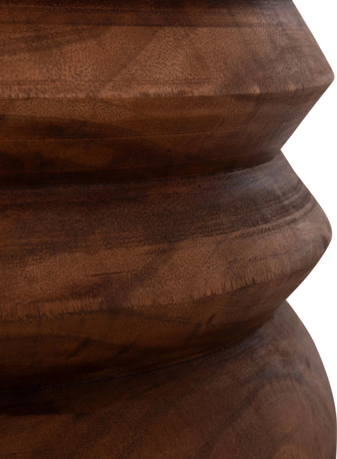 Stool i rrumbullakët prej druri suar natyral, FH9910, 40x45cm