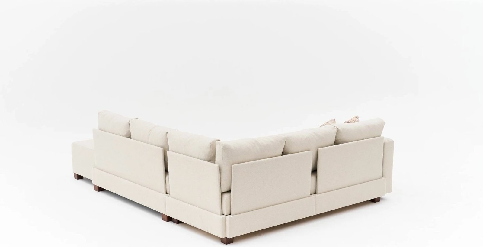 Kënd-sofë krevate Atelier del Sofa, Aly Arzilla, kënd i djathtë, ngjyrë krem