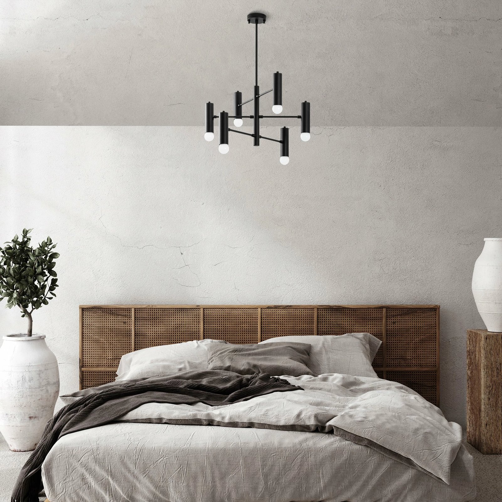 Llambë tavani Opviq, Gharib, e zezë-bardhë, 55x55x73cm