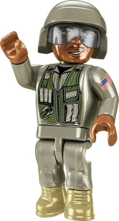 Set lodrash ndërtimi Cobi Klocki Sikorsky UH-60 Black Hawk, 928 pjesë, bezhë