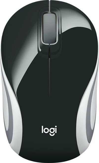 Maus Logitech M187 - Wireless, 2.4GHz e zezë