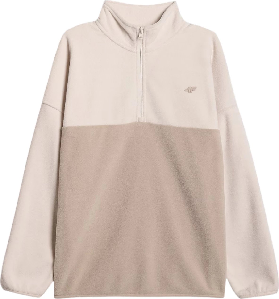 duks fleece për femra 4F, bezhë