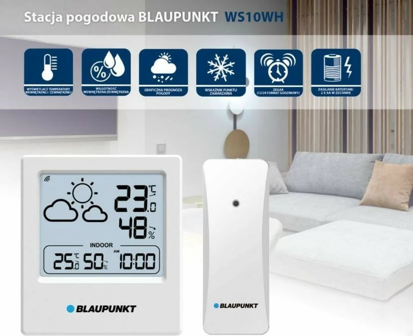 Stacion moti Blaupunkt WS10WH, i bardhë