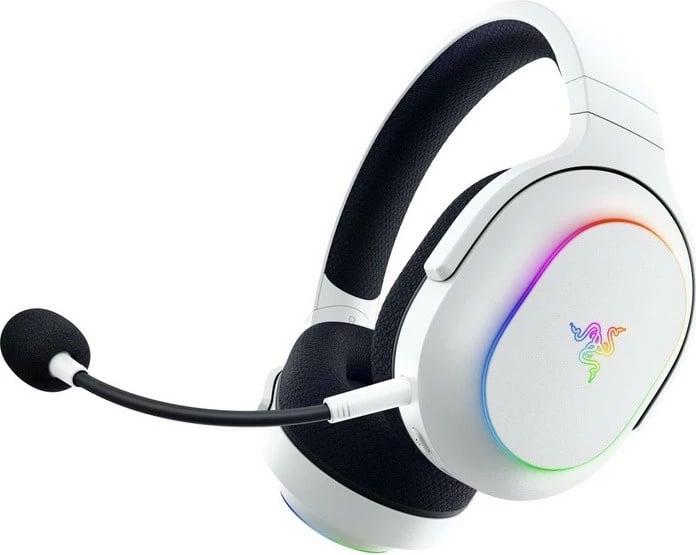 Kufje gaming Razer Barracuda X Chroma, wireless, Bluetooth 5.2, USB Type-C, bardhë