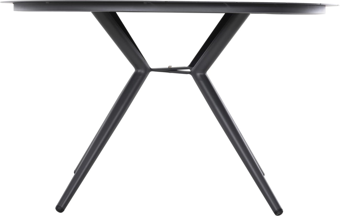 Tavolinë e jashtme e rrumbullakët HIGER FH6061.03 alumini antracit Φ126Χ73H cm