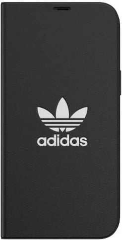 Mbështjellës Adidas OR Booklet Case BASIC për iPhone 12 Pro Max 6.7", zi-bardhë