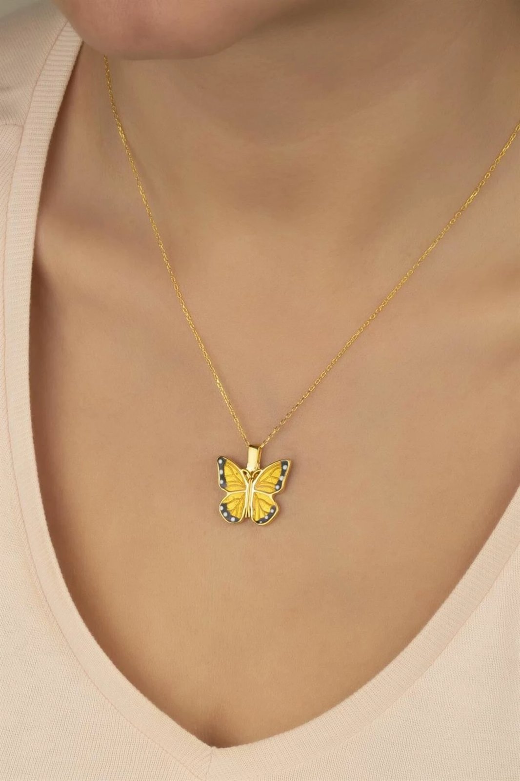 Varëse argjendi me flutur, ngjyrë ari, Jumeon, KLBKKLY564